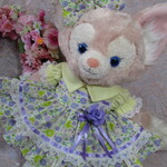 リーナベル（Sサイズ）コスチューム＊スプリングドレス＊小花模様＊クリーム色＊着せ替えに