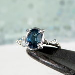 サファイア リング / Blue Sapphire Ring O