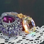 激レア･特大✳オーバル クリスタルのネックレス／ヴィンテージ SWAROVSKI