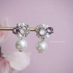 先着1名様限定》インディゴライト♡oblong bijouピアス