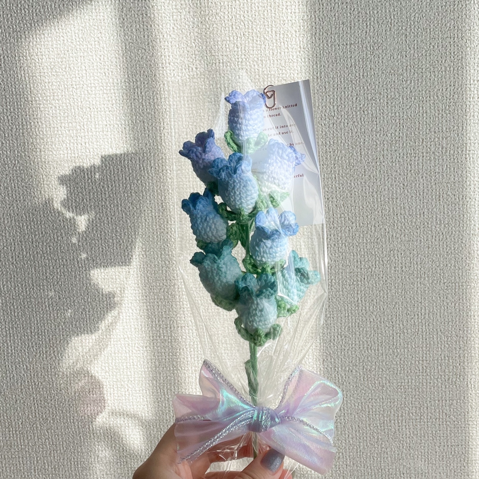 カンパニュラと小さな野花のスワッグ - sui-sui-obk | minne byGMO