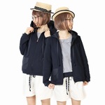 newネイビーフードパーカー♡