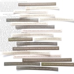 英文シール 40枚入 ＊DAILY POEMS(green)＊ [S087]