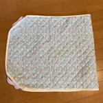オーダー・お昼寝用コットカバー(雲と虹）　