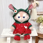 リーナベル🎀ショルダーサイズ🎀いちごになりきり🍓うさ耳ワンピースセット　コスチューム　赤かピンクのどちらかお選びください🍓