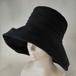 ＊再販＊　つば広帽子　シャーリング　＊コットンリネン＊