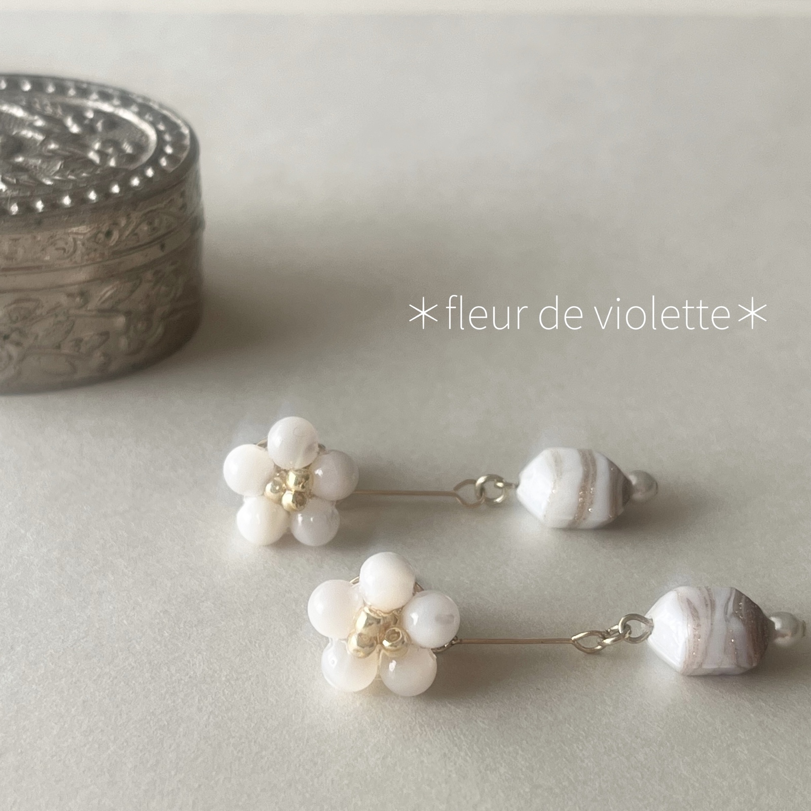 silver925/ホワイトシェル/白蝶貝ピアス/蝶々/バタフライ/淡水パール