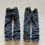 デニムジーンズ　ダメージ加工あり　ブライスピュアニーモsサイズ