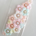 kosiwaka様オーダー品♡癒しカラーのiPhoneスマホケースケース