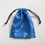 巾着袋 20×18/football:blue