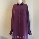 【スリットオーバーシャツ】