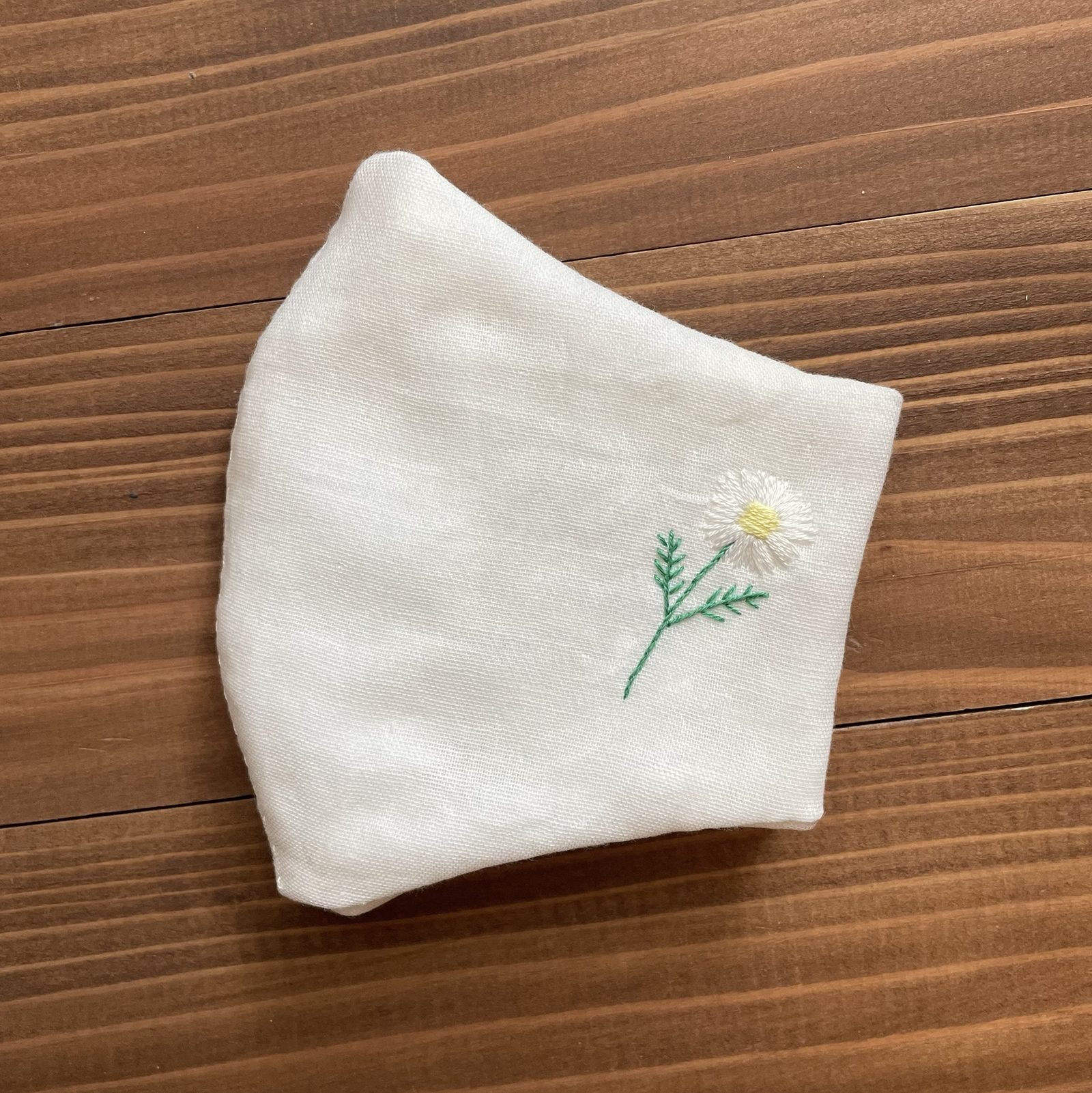 楽天市場】マスク ミモザ 手刺繍 布製 Zenma ハンドメイド刺繍