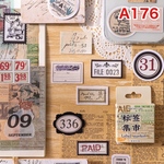 A176♡海外♡label market♡フレークシール