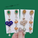 刺繍シリーズピアス【右】2way | melancholily