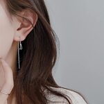 s925シルバーチェーンピアス0011