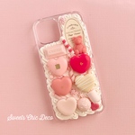限定1点♡︎即発送できます！かわいいストロベリーチョコとホイップのiPhone13miniケース