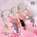 ぶら下がりにゃんこ・桜ver.④