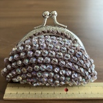 ⑤ビーズのがま口小銭入れ