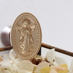 再販×2✨　シーリングスタンプ　天使の祈り《angel prayer》3D ヘッド　オーバル