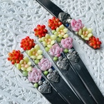 クレイ多肉ピンセット♡ 多肉寄せ植え♪ネイル、つまみ細工、防水　1本