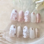 ネイルチップ No.56 フラワーネイル nail ジェルネイル