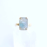 gemstone jewelry アクアマリンのリング