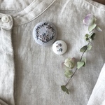 刺繍ブローチ　2個セット