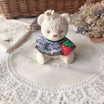 いちごなテディベアさん🧸🍓🫧アロマストーン