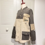 MILITARY SANSAI CORDUROY SHIRTS ▶︎シャツ・ジャケット・コーデュロイ・ミリタリー・カーキ・アース・キャンプ・フィッシング・アウトドア