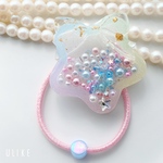 リボン付きお星さまシャカシャカヘアゴム🌟🎀