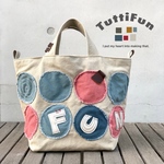 tuttifun＊ピンクと水色のFUNバック