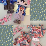 Sakuraさま専用＊メルちゃんの着物セット2セット&羽織袴セット&兜と陣羽織セット