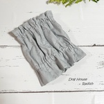 【New】 プチフラワー レース刺繡入り スヌード 【ブルーグレー】 たれ耳 わんこ 犬服 小型犬 レース  花