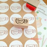 小さなはんこ(Thank youミニカップ)