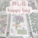 押し花　Happy bag♡