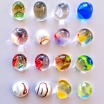 830   ガラスビーズ　アラカルト　2セット16個　縦8~10mm