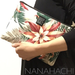 ボタニカル柄のクラッチバッグNo.3