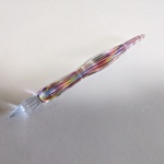 【pokoperi様専用】ガラスペン　RUTEN　万華鏡　タイプ2　中細字　R2-002