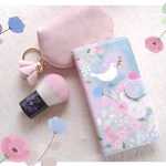 手帳型ケース☆嬉しい知らせ/ブルーベース☆送料無料