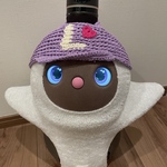 ラボット帽子　チームラブらぼ紫