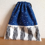 くまさん☆星  お着替え袋