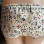 綿ローン使用【マルチガーデン　ボタニカル】浅ばき、深ばき、S〜3Lサイズ、ふんどしパンツ  フンパン フンテイ  リンパよけショーツ 下着 普段ばき  mameパンティ