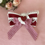 ハートの数をかぞえて！この気持ちをわかってほしいの♡おりぼん(エンジ)