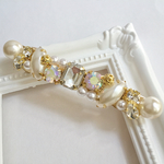 crystal bijou barrette