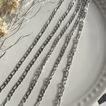 【95cm】ステンレス製　フィガロチェーン　si