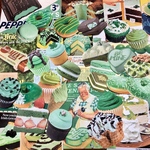 (再販×4)夢見るスイーツ(green)紙ものセット＊コラージュ素材＊ジャンクジャーナル
