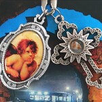 ラファエロの天使 守護の天使 ベツレヘムの石入り十字架 お守りキーホルダー 御守りキーリング
