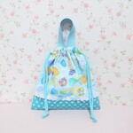パステルちょうちょのお道具袋☆サックス☆