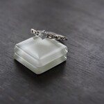 アクアマリン　6爪レースリング　SILVER925　