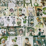 (再販×8)St. Patrick’s day🍀ジャーナルペーパーセット＊コラージュ素材＊ジャンクジャーナル